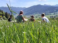 Bild vergrößert sich per Mausklick: Modul Landwirtschaft, Foto: Klima-Alps-Projekt