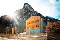 Bild vergrößert sich per Mausklick: Jugendherberge Oberammergau Alpiner Studienplatz
